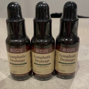 Lymphatic Drainage Liquid Herbal Extracts - Black and Cream
